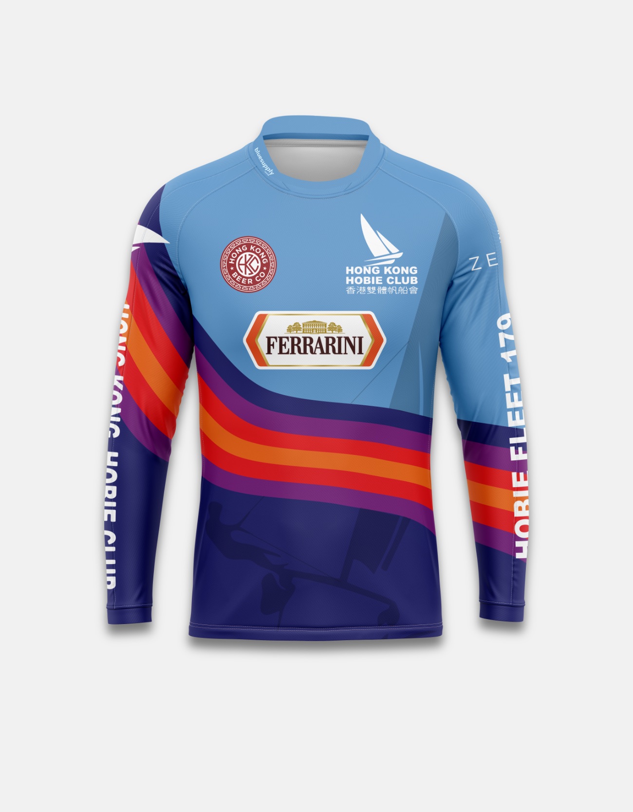 Customized Long Sleeve Rashie - Hong Kong Hobie Club