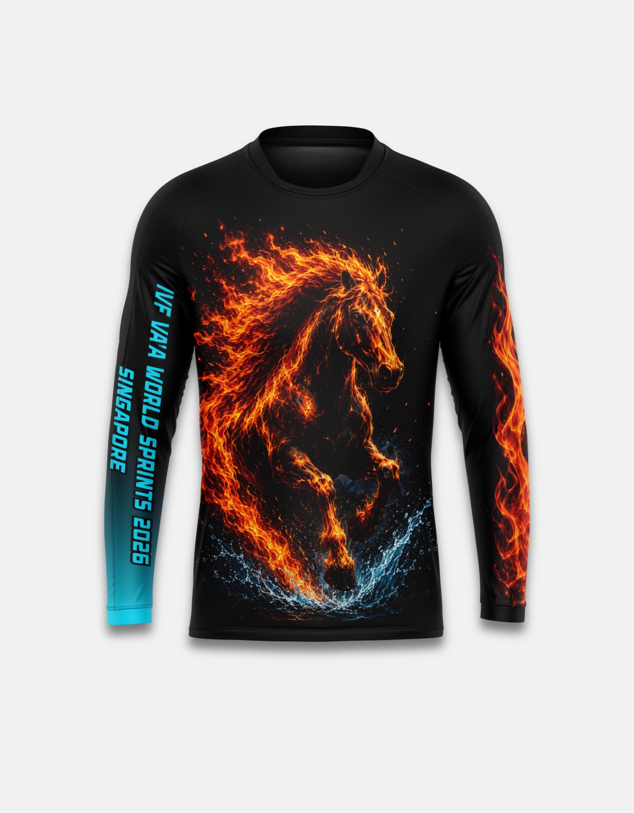 Customized Long Sleeve Rashie - Shoreham Outrigger Canoe Club