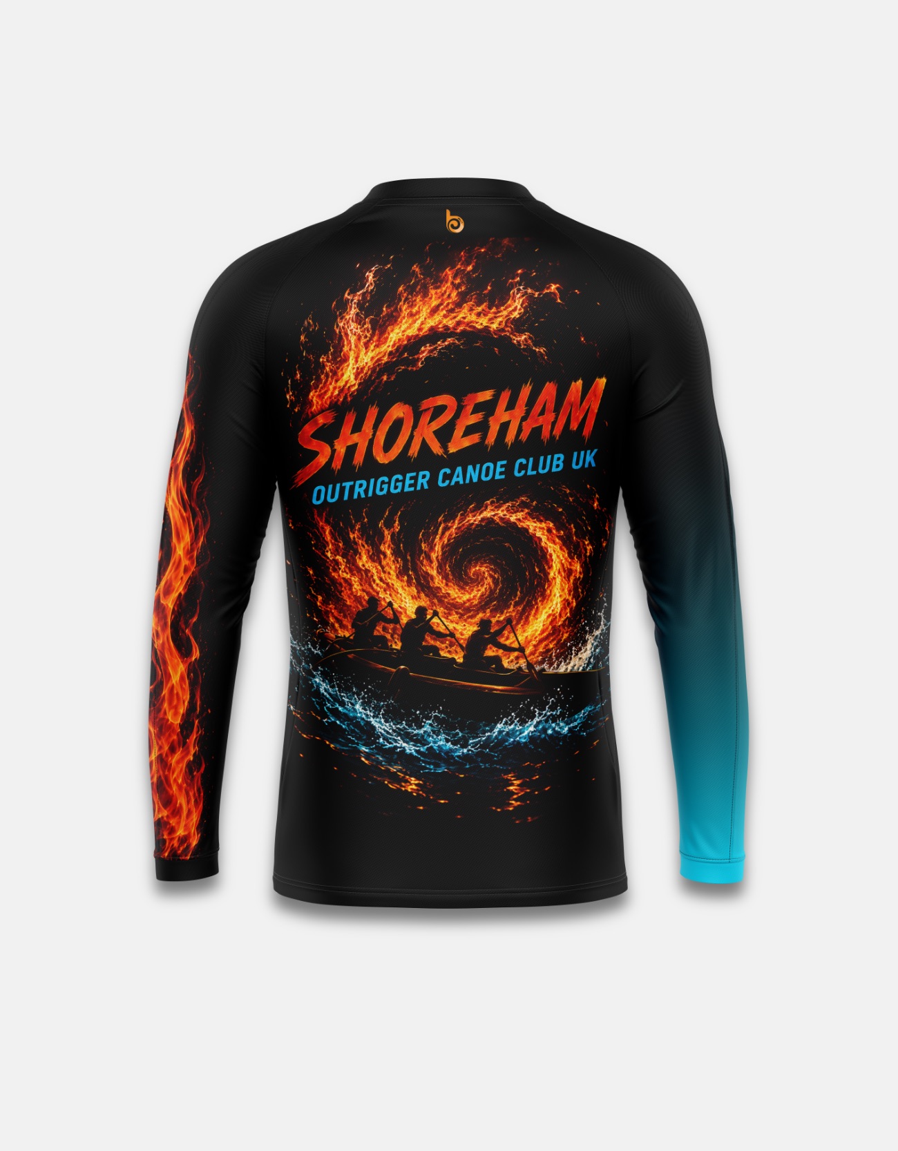 Customized Long Sleeve Rashie - Shoreham Outrigger Canoe Club