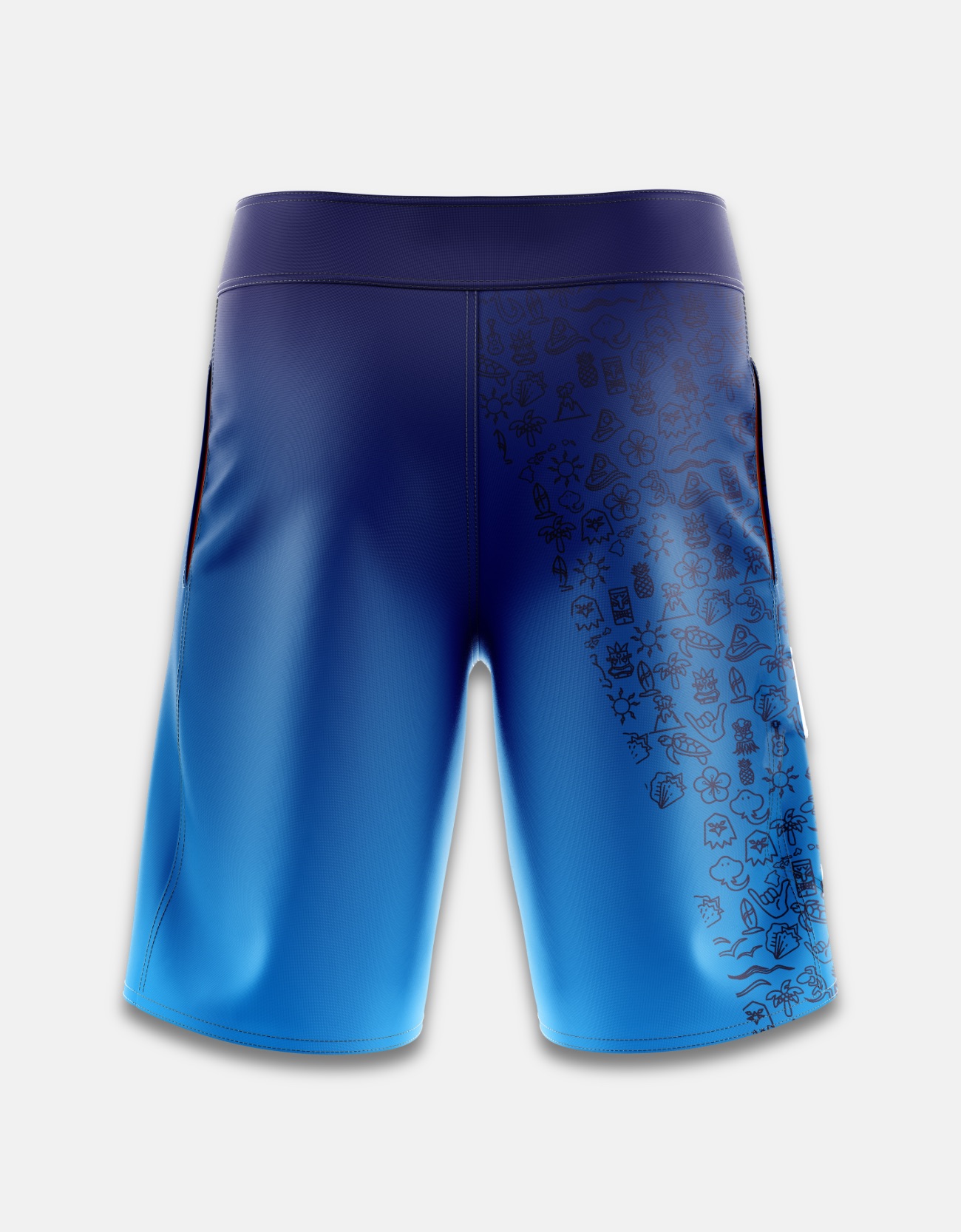 Customized Boardshort - Team Mona Manu Nui