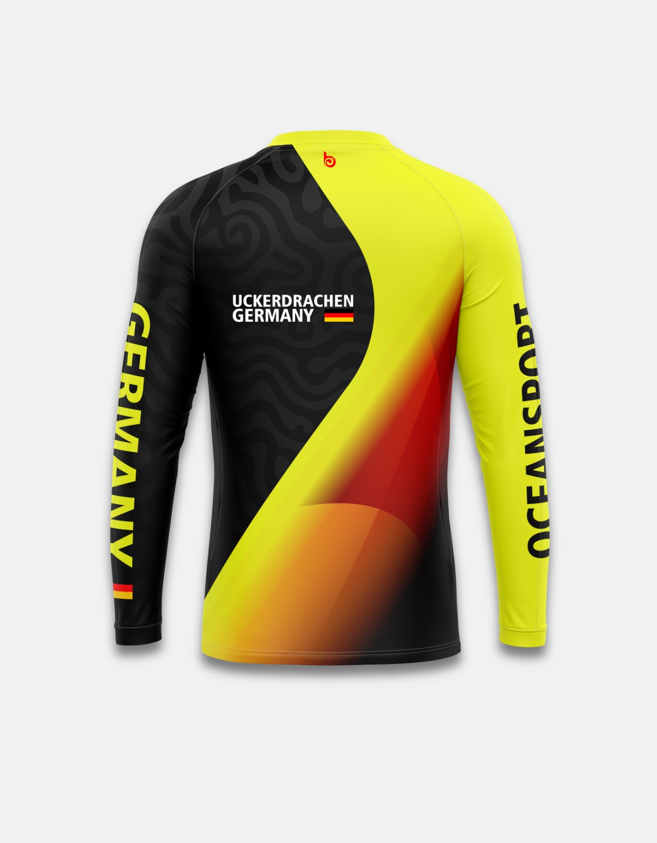 Customized Long Sleeve Rashie - Uckerdrachen Germany Oceansport