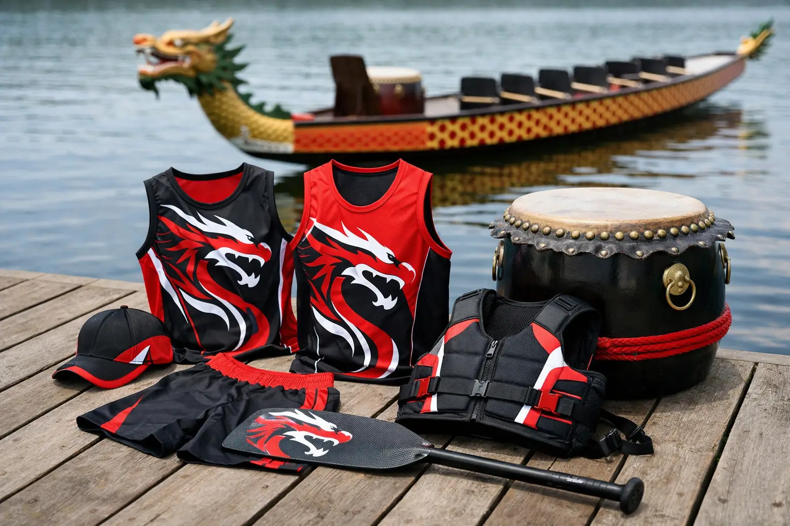 Custom Dragon Boat Team Kit for Race Day