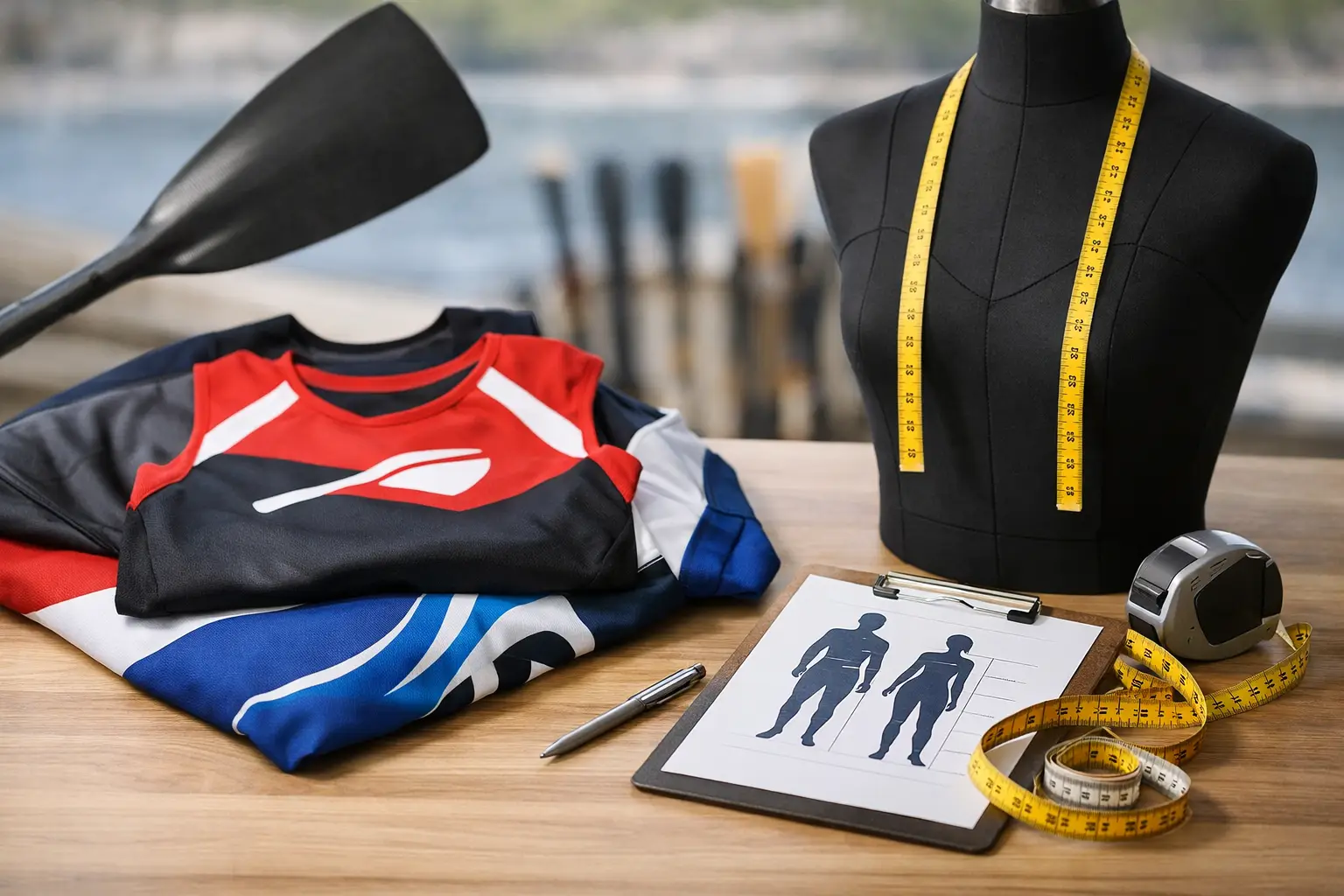 Team Kit Size Chart Guide for Paddling Clubs